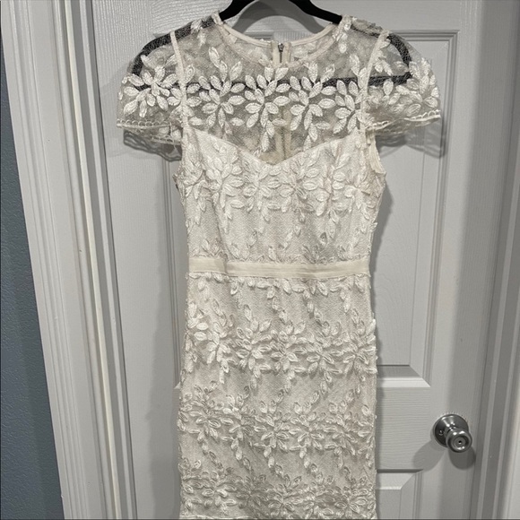 JustMe White Lace Midi Dress - Picture 5 of 14